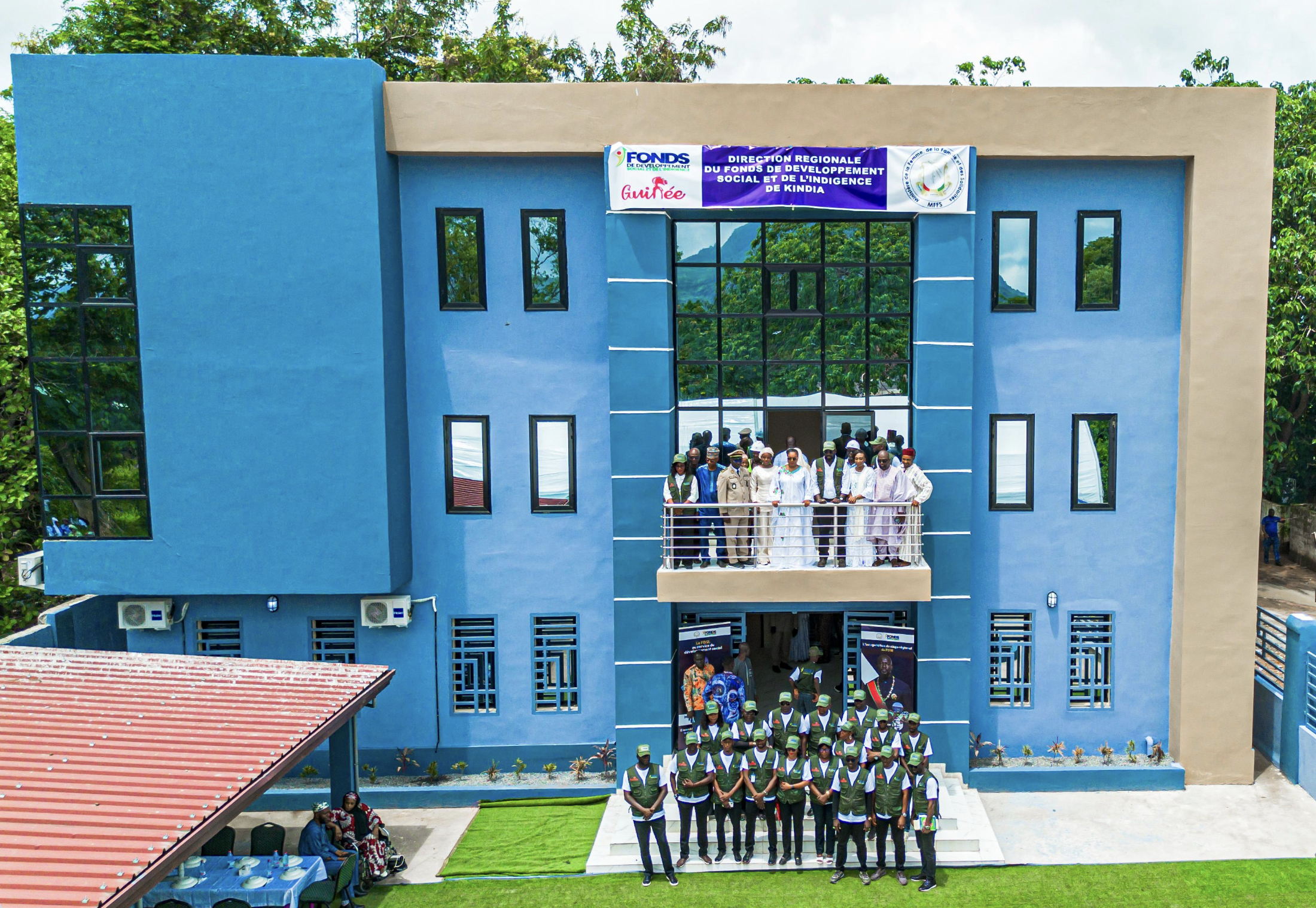Inauguration du nouveau siège régional du FDSI à Kindia